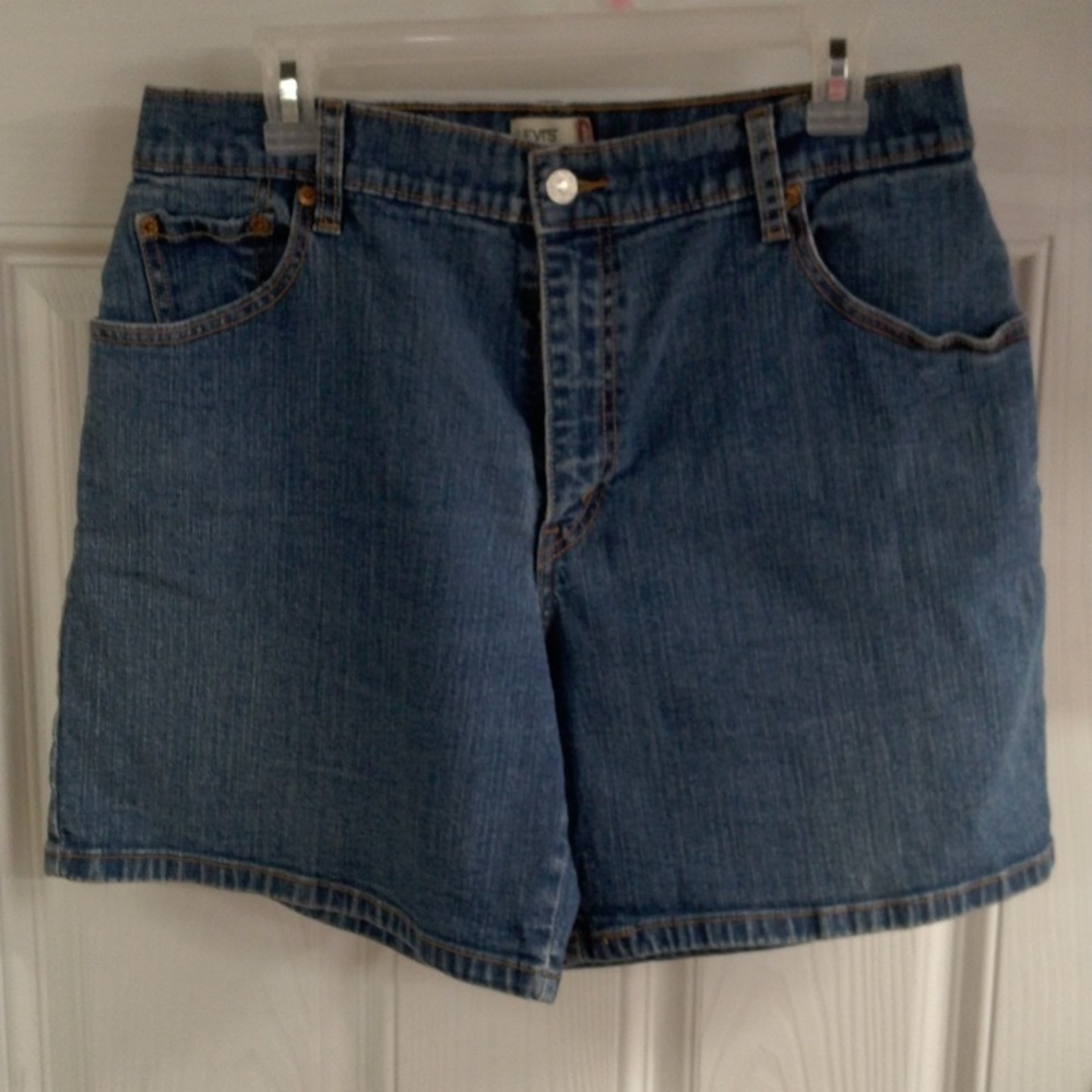 Levi's Jeans 550 denim shorts women size 14